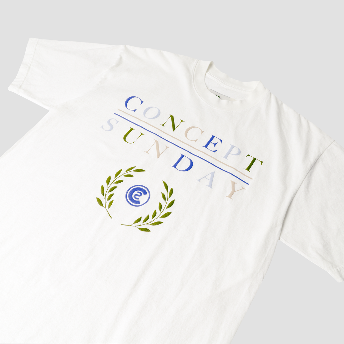 Crest Tee - Natural