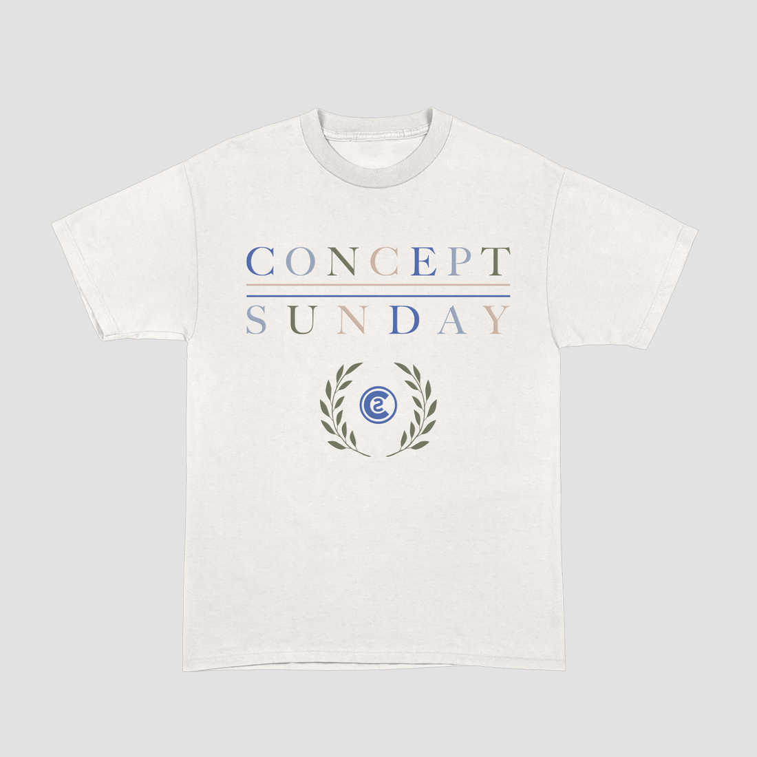 Crest Tee - Natural