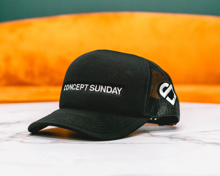 CS TRUCKER HAT - BLACK